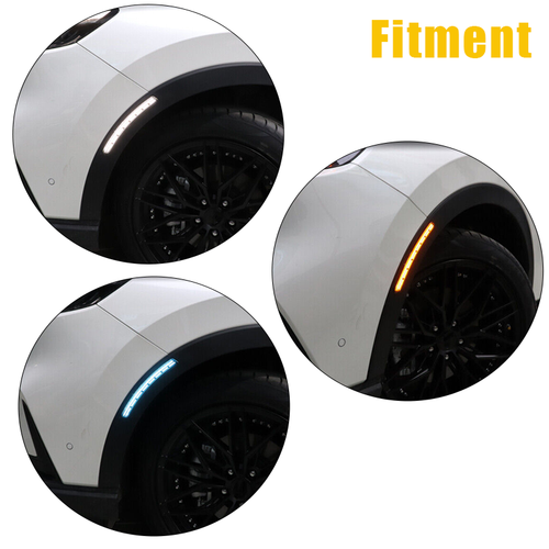 For 2023 2024 Honda CRV LED Side Marker Light + Reflector Tail Lamp Smoked Lens
