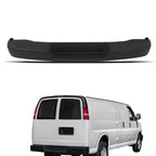 For 1996-2021 Chevy Express 2500 3500 Rear Step Bumper Primered Steel GM1103143