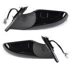2Pcs Black Power Mirrors with Turn Signal Heated for Hyundai Sonata 2011-2014