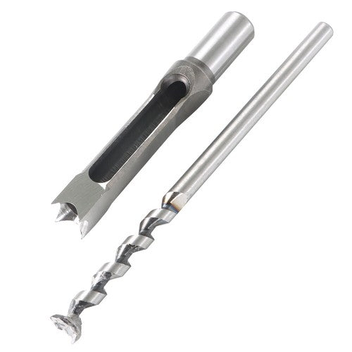 6pcs 6.35mm/8mm/9.5mm/12.7mm/14mm/16mm Square Hole Mortise Chisel Drill Bit Set