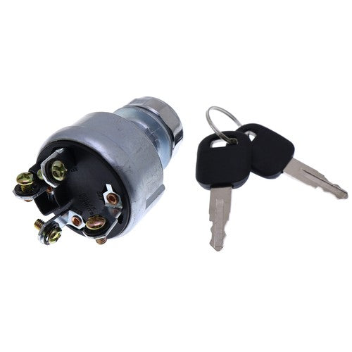4 Pcs New Ignition Switch With 2 Keys Fits Caterpillar 9G7641 9G-7641