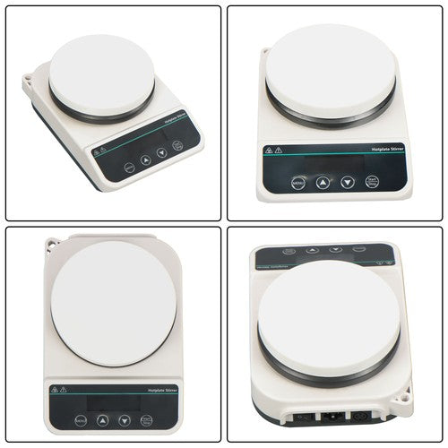 Magnetic Hotplate Stirrer with Temp Probe Bracket Speed 50-1500rpm Capacity 3L
