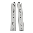1 Pair of 14In Locking Drawer Slides Full Extension & Lock 150 lb Load Capacity