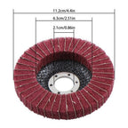 10 Pack 4-1/2 Inch Scour Flap Discs 120 and 240 Grit Grinding Sanding Discs