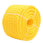 Orange Yellow 1/2in 100ft 3 Stranded Braided Rope for Boats, Dock, Marine Rope