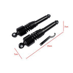 Black 13in Heavy Duty Rear Shocks For Harley Road King Touring Street Tour Glide