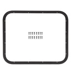 24" W X 20" H Horizontal Slide RV Exit Window W/Trim Ring For RV Cargo Trailer