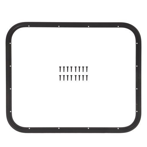 24" W X 20" H Horizontal Slide RV Exit Window W/Trim Ring For RV Cargo Trailer