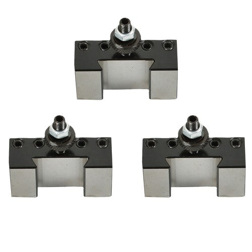3 PCS OXA #1 Quick Change Turning & Facing Lathe Tool Post Holder 250-001 New