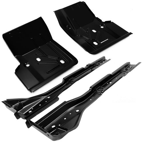 Front Floor Pans and Torque Box Set Floor Support for 1997 2006 Jeep TJ Wrangler