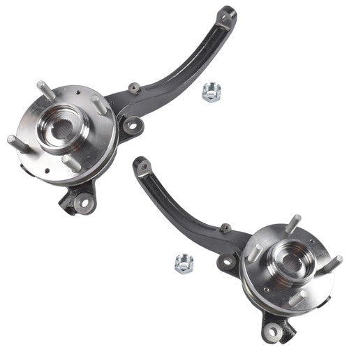 2Pcs Front Steering Knuckle Wheel Hub Bearing Assys For Hyundai Sonata 2002-2005