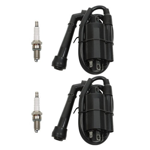 2 x Ignition Coil Spark Plug For Suzuki VS700 1886-1887 VS750 88-91 VS800 92-04