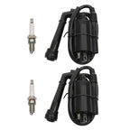 2 x Ignition Coil Spark Plug For Suzuki VS700 1886-1887 VS750 88-91 VS800 92-04