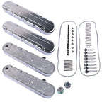 LS Smooth Cast Aluminum Valve Cover w/Coil Mounts Cover for Chevy GM LS Polished