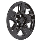 Black Wheel Skins Hub Caps Full Rim Covers For Toyota RAV4 2006-2012 4 Pack 17 Inch
