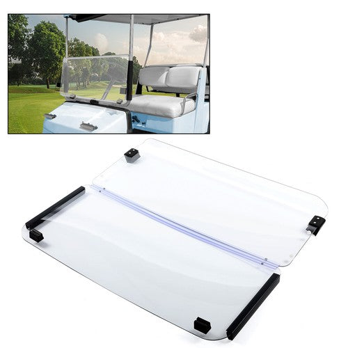 Clear Folding Golf Cart Windshield for 1985-1995 Yamaha G2 G9 Models