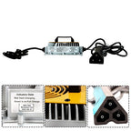 Fit For EZGO RXV &TXT Golf Cart 48V 18A Charger With Triangular Plug Waterproof