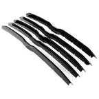 Gloss Black Grille Cover Overlay Trim for Dodge Ram 1500 2019 to 2023