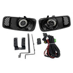 Front Grille LED Double Colour Fog Lights Lamps for Honda Civic 1999-2000 JDM