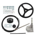 12 Feet Boat Rotary Steering System Outboard Kit SS13712 With Steering Cable