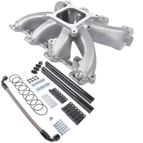 Single-Plane EFI Intake Manifold w/ Fuel Rails 300-137 For GM Gen LS1 LS2 LS6