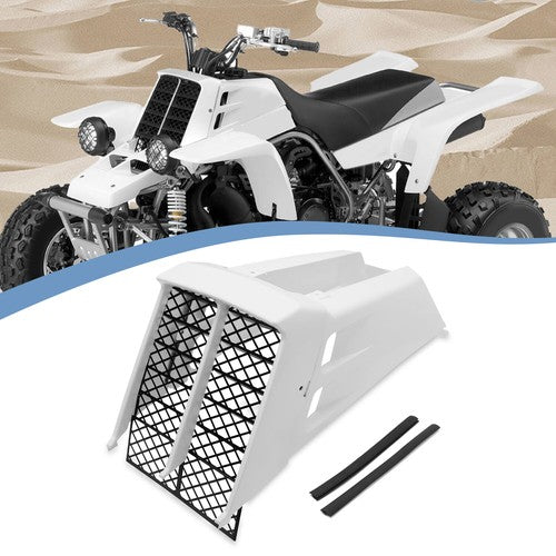 White Gas Tank Side Covers With Radiator Cover Grill For Yamaha Banshee 350 87-06
