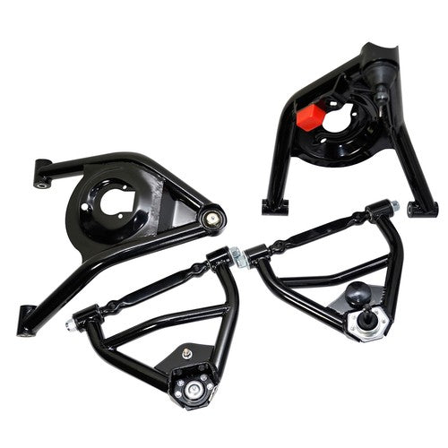 For 70-81 Chevy Camaro Tubular Upper & Lower Control Arm Set Black C21038/C21037