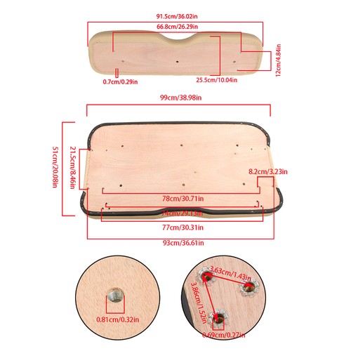 Front Seat Cushion Set For E-Z-GO RXV, Freedom RXV 2008+ Golf Carts Beige