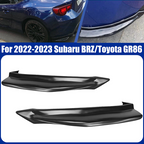 Rear Bumper Lip Spoiler Gloss Black for 2022-2023 for Subaru BRZ for Toyota GR86