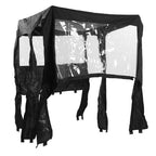 Full Cabin Cab Enclosure Soft Door for Polaris RZR-4 800 900 2010-2014 Black