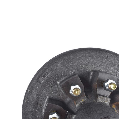 2 Pack 12"x2" Trailer Brake Hub Drum Kit 8 on 6.5" Bolt Pattern for 7000lbs Axle