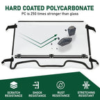 Heavy Duty Full Flip Windshield For 19-23 Polaris RZR XP 1000/ 4 1000 Windscreen