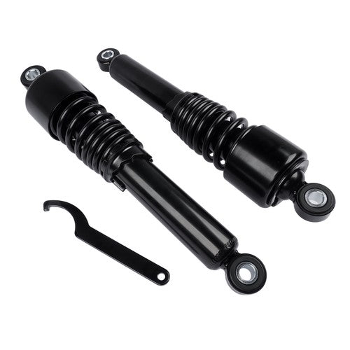 Black 13in Heavy Duty Rear Shocks For Harley Road King Touring Street Tour Glide