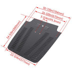 Vented Hood Louver Black For Jeep Wrangler TJ LJ 2003 2004 2005 2006