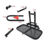 Universal Upgraded Golf Cart Rear Seat Bag Rack For EZGO Club Car Yamaha