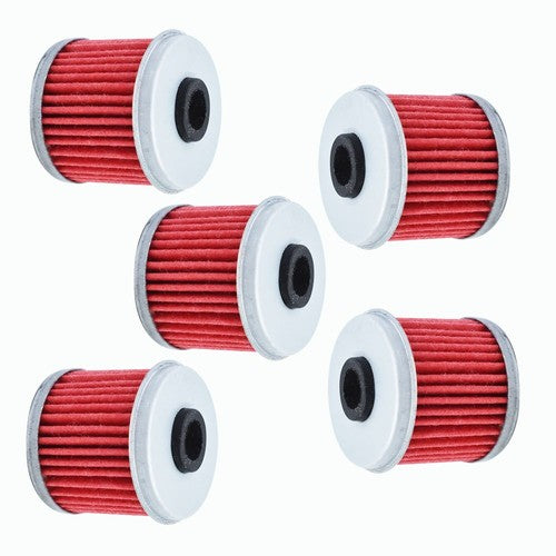 5x Oil Filter For Honda CRF250R CRF250X CRF450R CRF450X TRX450R CRF150R CRF150RB