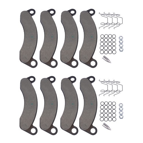 8 BRAKE PAD KIT 10K-12K AXLE FOR K71-180-00 DEXTER CALIPER 2WHEELS Semi-Metallic