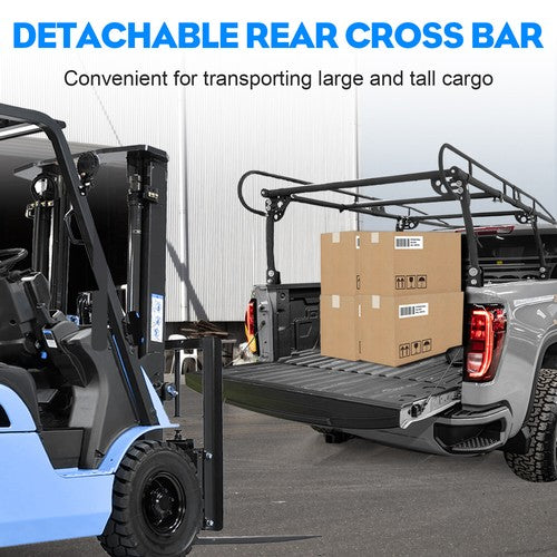 Adjustable Full Size Trunk Bed Truck Rack for Pickup Ladder Lumber Utility Kayak