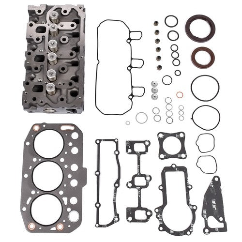 New Complete Cylinder Head & Full Gasket Kit for Yanmar 3TNV70 3TNV70-XBV Engine