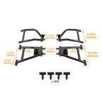 Rear 1.5 Offset A Arm Set For Kawasaki Mule Pro FXT FX DX DXT 2015-2023