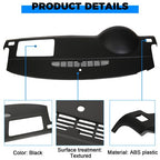 Dash Cover Cap Black Panel Pad for Avalanche Suburban Tahoe Yukon 2007 2014