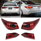 LED Tail Lights Turn Signal 400R Style for 2014-2017 for Infiniti Q50 V37