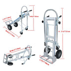1000 LBS Capacity 3 in 1 Convertible Hand Truck for Warehouses & Factories