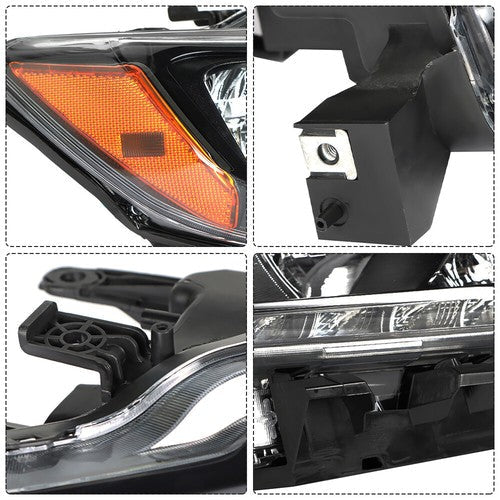 Headlight HeadlampClear Lens For Nissan Rogue 2014-2016 Halogen Passenger Side