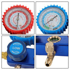 110V 60Hz & A/C Refrigeration Kit Manifold Gauge Air Vacuum Pump 4CFM HVAC 1/3HP