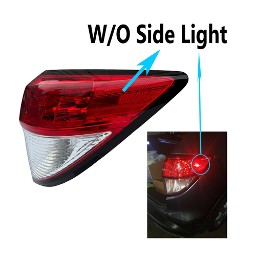 Pair Tail lights for Honda HR-V HRV 2016-2022 Rear Brake Lamp Assembly No Bulbs