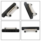 Bus Bar Power Distribution Terminal Block Red & Black 6 Way 48V 150A Busbar