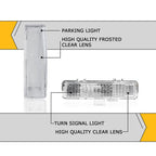 Front Corner Bumper Signal Lights Parking Lamps for Chevy Blazer 83 94 S10 82 93