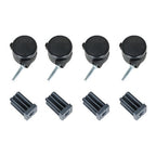 4 Set For Weber Spirit Series Caster Wheel For Weber Summit Gas Grills