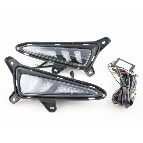 LED Fog Lights DRL Turn Signal Light Pair LH + RH for Toyota CHR C-HR 2016-2019